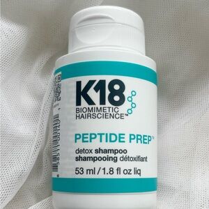 K18 Biomimetic Hairscience Peptide Prep Detox Shampoo Mini Size 1.8 fl oz